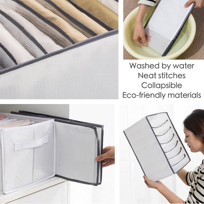 Clothes organiser for wardrobe (Pack of 2)